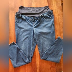 Old Navy super skinny full panel maternity jeans sizs XXL